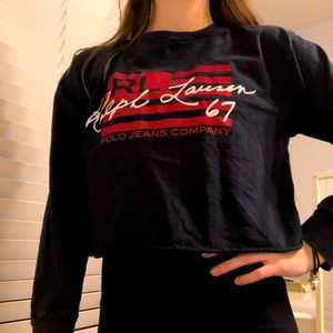 Ralph Lauren cropped long sleeve